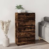 vidaXL Ladičar boja dimljenog hrasta 60x36x103 cm konstruirano drvo Cijene