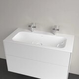 Villeroy Boch 4164A1R1 Finion Vanity CeramicPlus 100 x 50 cm vgradni keramični umivalnik z 2 odprtinama za armaturo | Shoptok.si
