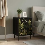  Noćni ormar RHENEN Crni hrast 36 x 33 x 51 cm Konstruirano drvo | shoptok.hr