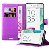 Cadorabo Ohišje, združljivo z Sony Xperia X v pastelno vijolična - Zaščitni ovitek z magnetnim zapiranjem, stoječo funkcijo in režo za kartice, (20551789) | Shoptok.si