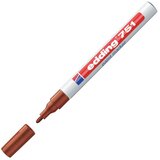 Edding marker z lakom EDE751007 E-751, 1-2 mm, rjav 10 KOS | Shoptok.si