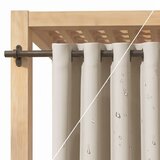 Restilo MOLTE curtain, colour: light beige, plain, classic style, silver eyelets, Oxford fabric, 155 x 220 cm | shoptok.hr