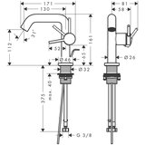 Hansgrohe 73323670 Tecturis S CoolStart EcoSmart+ 110 armatura za umivalnik | Shoptok.si