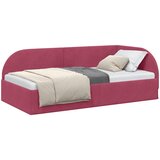 Kutni okvir kreveta Vinska crvena 90 cm x 200 cm Baršun | shoptok.hr