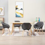  Blagovaonske stolice od tkanine 4 kom tamnosive | shoptok.hr