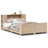 vidaXL Okvir kreveta bez madraca 140 x 190 cm od masivne borovine | shoptok.hr