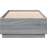 vidaXL Posteljni okvir siva sonoma 90x200 cm inženirski les | Shoptok.si