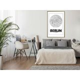  Poster - City Map: Berlin (Round) 40x60 | shoptok.hr