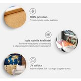  Slika na plutenoj podlozi - Golden Continents [Cork Map] 60x40 | shoptok.hr