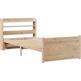  Okvir kreveta s uzglavljem 75x190 cm od borovine | shoptok.hr