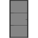  Unutarnja vrata 102,5x201,5 cm crna od ESG stakla i aluminija | Eponuda.com