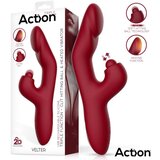 Action Velter Triple Function G-Spot Rabbit Vibrator with Clit Hitting Ball & Heating Function Bordo Cijene