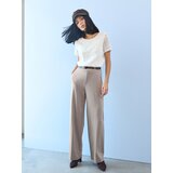 Sinsay Straight hlače s viskozom i remenom | shoptok.hr