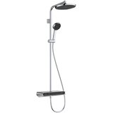 Hansgrohe 28638000 Activera S 240 1jet EcoSmart stenska termostatska armatura s tuš setom | Shoptok.si