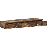  Ladice za krevet s ladicama Dimljeni hrast 120 x 36,5 x 16,5 cm | Eponuda.ba