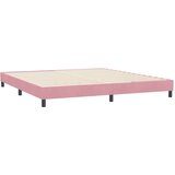  posteljni okvir brez vzmetnice roza 180x220 cm žamet, (21829317) | Shoptok.si