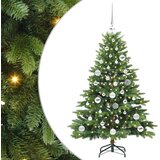 vidaXL Umestno božično drevo med 150 LED Zelena 120 cm PE in PVC | Shoptok.si