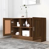  Komoda boja smeđeg hrasta 120 x 30,5 x 70 cm konstruirano drvo | Eponuda.ba