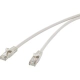 Renkforce RF-4724276 RJ45 omrežni kabel\, Patch kabel CAT 5e F/UTP 3.00 m siva z zaščitnim zapornim zatičem 1 kos, (20418509) | Shoptok.si