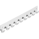 SIRO zidna lajsna s kukicama (d x v: 366 x 41 mm, broj kuka: 9 kom., kromirano) | shoptok.hr
