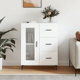 The Living Store Komoda bela 69,5x34x90 cm inženirski les - Komoda, (21661799) Cene