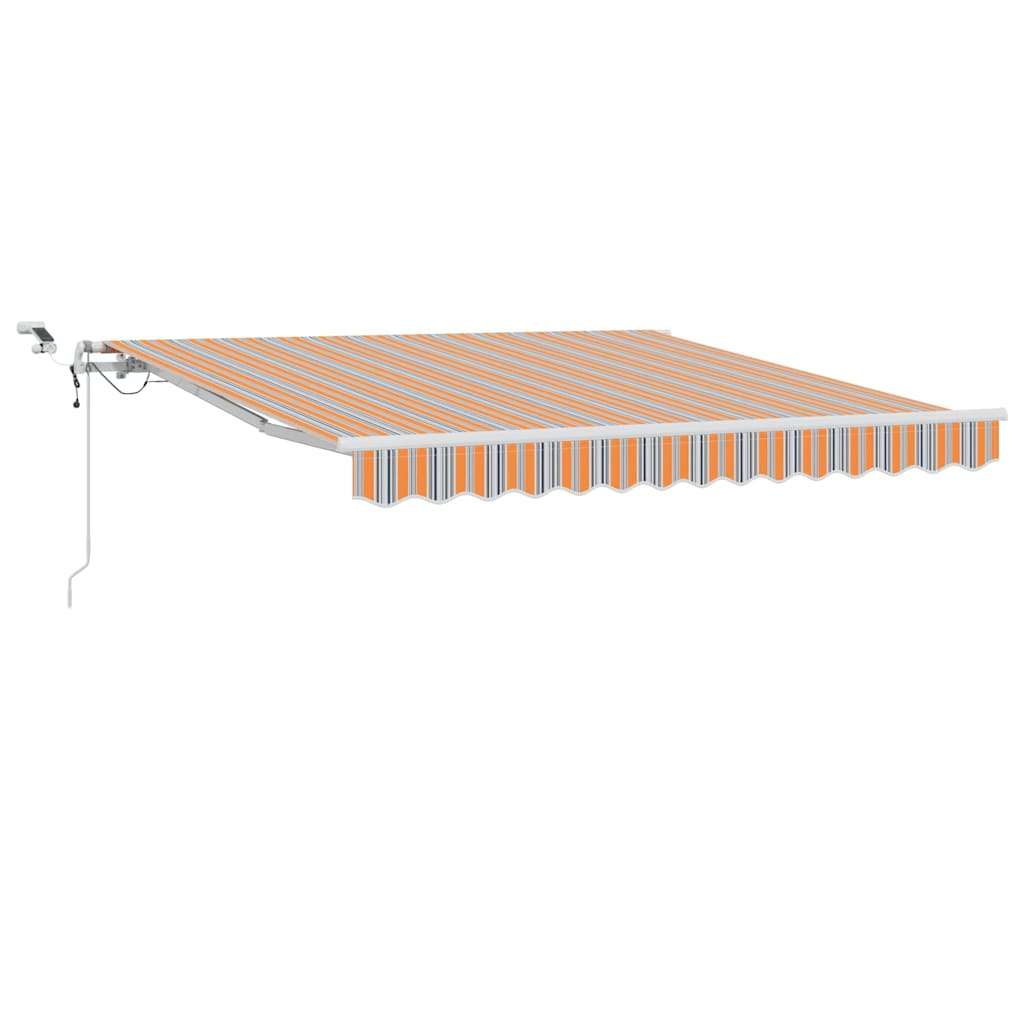  Skrovita tenda Šareni 350 x 250 cm Poliester i metal | shoptok.hr