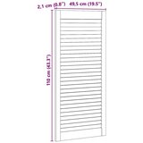  Ormarna vrata Other Smeđa 110 x 49.5 x 2.1 cm Masivna borovina | shoptok.hr