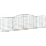 Lučne gabionske košare 25kom 400x50x100/120cm pocinčano željezo | shoptok.hr
