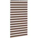 Zebra zavjesa Smeđa 135x200 cm Širina tkanine 130,9 cm Poliester | shoptok.hr