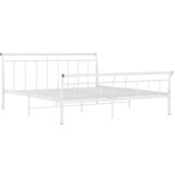 Furnova Posteljni okvir bel kovinski 180x200 cm, (21931462) | Shoptok.si