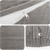  Presvlaka za jastuk 6 pcs HEERLEN Svjetlosiva &amp;Oslash; 60 cm Kord Slike