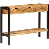 3 komoda s ladice od masivnog drva manga 110 x 35 x 75 cm Cijene