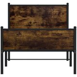 Metalni okvir kreveta bez madraca boja hrasta 90x200 cm | shoptok.hr