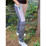 Kukadloo Women's SUMMER softshell pants - gray-gray with turquoise accessories Cene