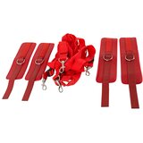 Bad Kitty Bed Restraint Set Red Cene