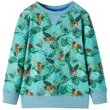  Dječja topla majica svjetlozelena prošarana 92 | shoptok.hr