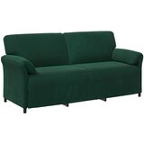 SOFA za 3 osobe Tamnozelena 198 x 83 x 95 cm Baršun | shoptok.hr