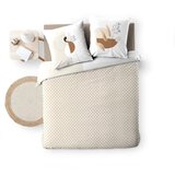 Douceur d intérieur Bela/bež bombažna posteljnina za zakonsko posteljo/podaljšana 240x220 cm Natacha – | Shoptok.si