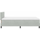  s opruga kutije Svijetlo siva 120 x 200 cm Baršun | shoptok.hr