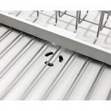 Joseph Joseph Plastičan prilagodljiv ocjeđivač za posuđe u srebrnoj boji 35,5x38 cm Extend Steel Plus – | shoptok.hr