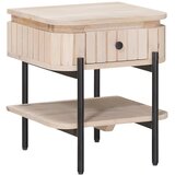 vidaXL Ročno izdelana nočna omarica Bela 40 x 35 x 45 cm, (5000247348) | Shoptok.si