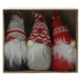  Okrasek za božično drevo (Tekstil, 3 kos, 10 cm) | Shoptok.si