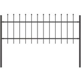  Vrtna Ograda 7 pcs Siva 11,9 x 0,6 m Čelik s prahom | shoptok.hr