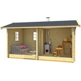 Male kuće Sauna kućica Pihasauna PIHA-TUURI 11 257 × 461 cm – bez završnog krovnog pokrova | shoptok.hr