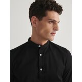 Reserved - Super slim fit košulja s uspravnim ovratnikom - crno | shoptok.hr