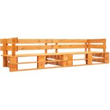  2-dijelni vrtni set sofa od paleta s jastucima boje pijeska | shoptok.hr
