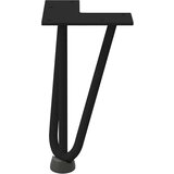 vidaXL Ukosnice noge za stol 4 kom crne 20 cm čvrstog čelik | shoptok.hr