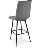 Libra stolica - tamnosivi baršun / crne noge x 4 | shoptok.hr