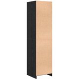 vidaXL Garderobna omara Črni hrast 50 x 50 x 200 cm Konstruiran les | Shoptok.si