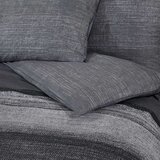  Set posteljine za poplun tamnosivi 140 x 200 cm pamučni200x200 | shoptok.hr